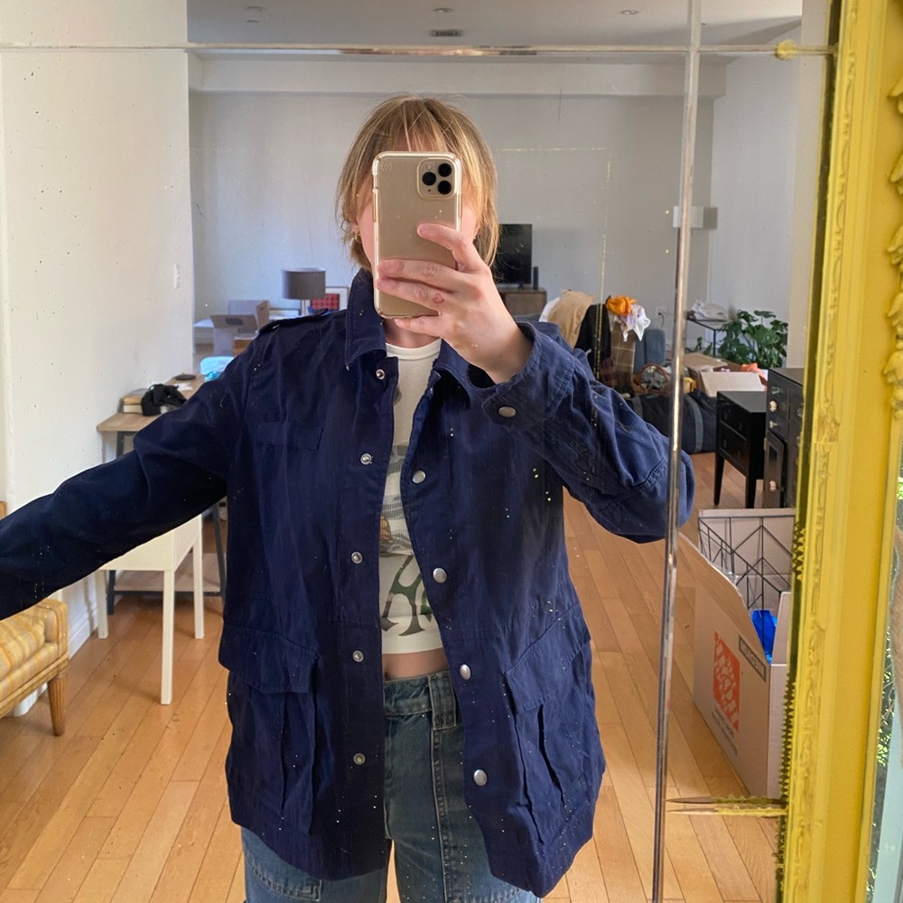Navy Gap Utility Jacket